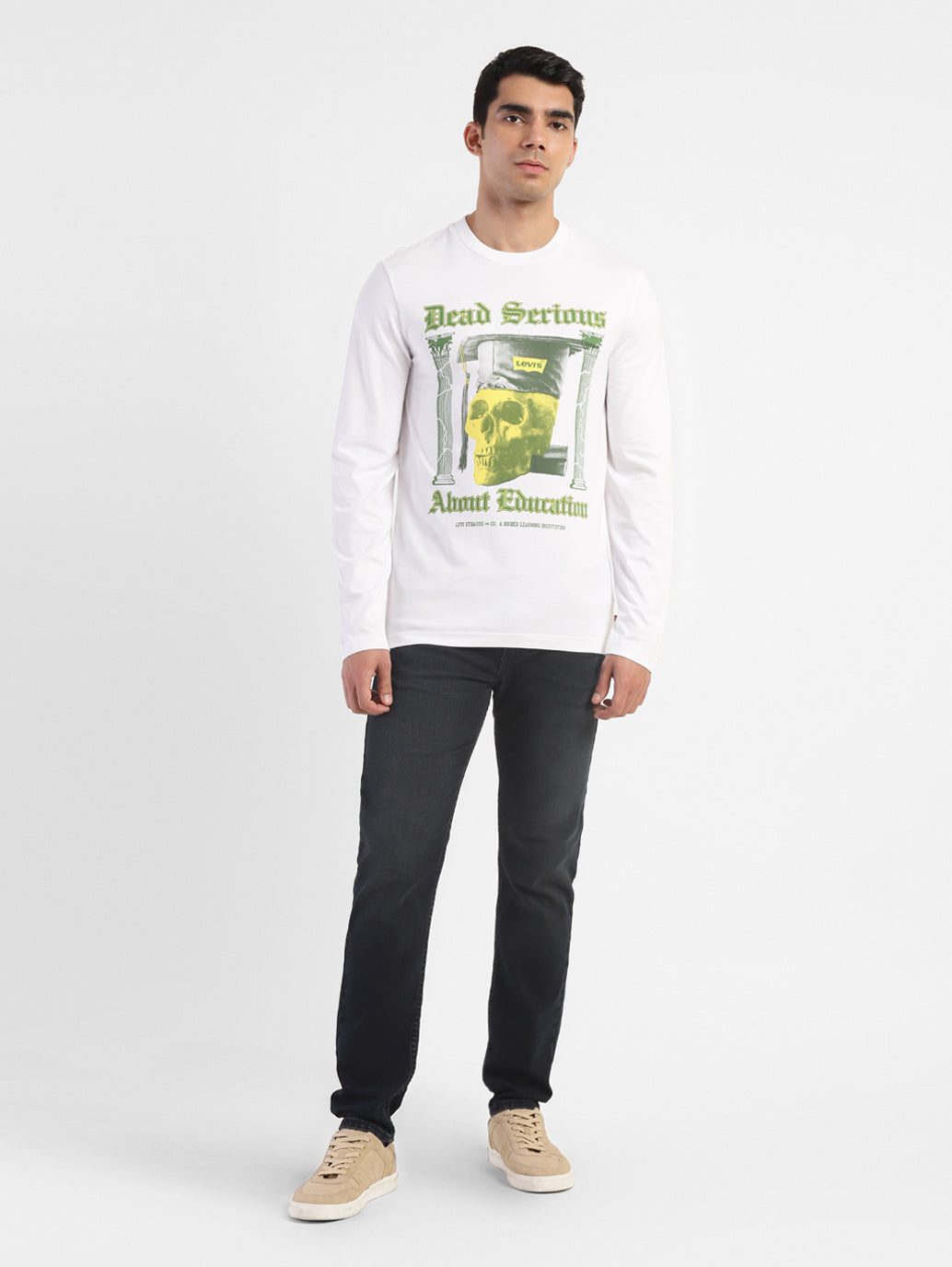 Men's Graphic Print Slim Fit T-shirt - 87ab8e92-944b-4e71-acc5-4bd10801735a View
