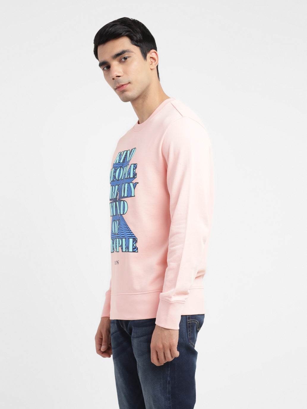 Men's Printed Crew Neck Sweatshirt