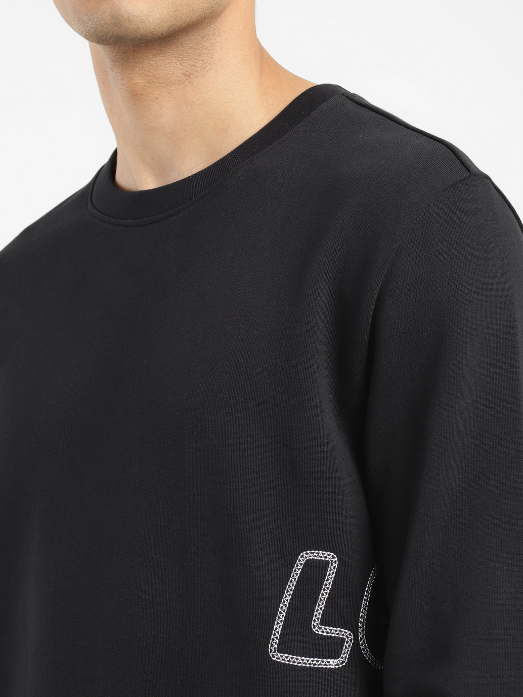 Men's Brand Logo Crew Neck Sweatshirt