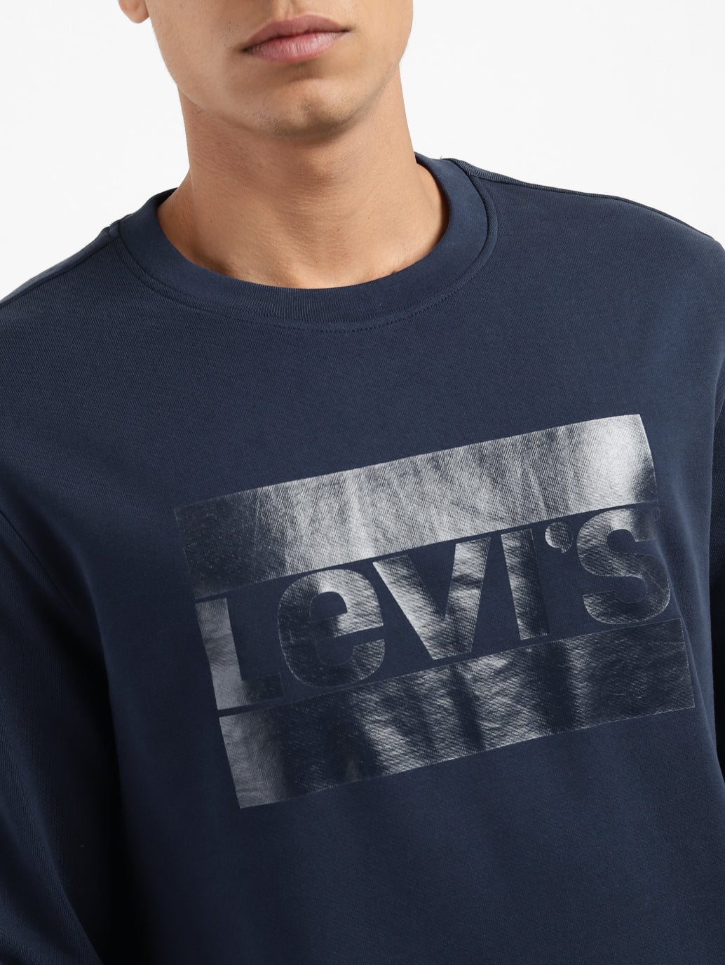 Men's Brand Logo Crew Neck Sweatshirt