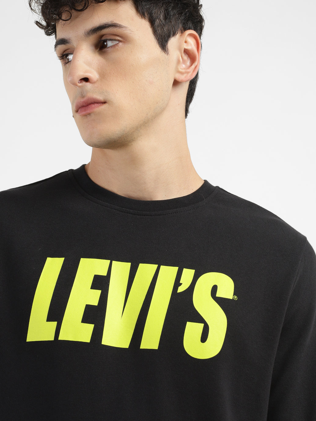 Men's Brand Logo Crew Neck Sweatshirt - 5b8c160e-a402-4bc5-8105-06a53e8dcf35 View