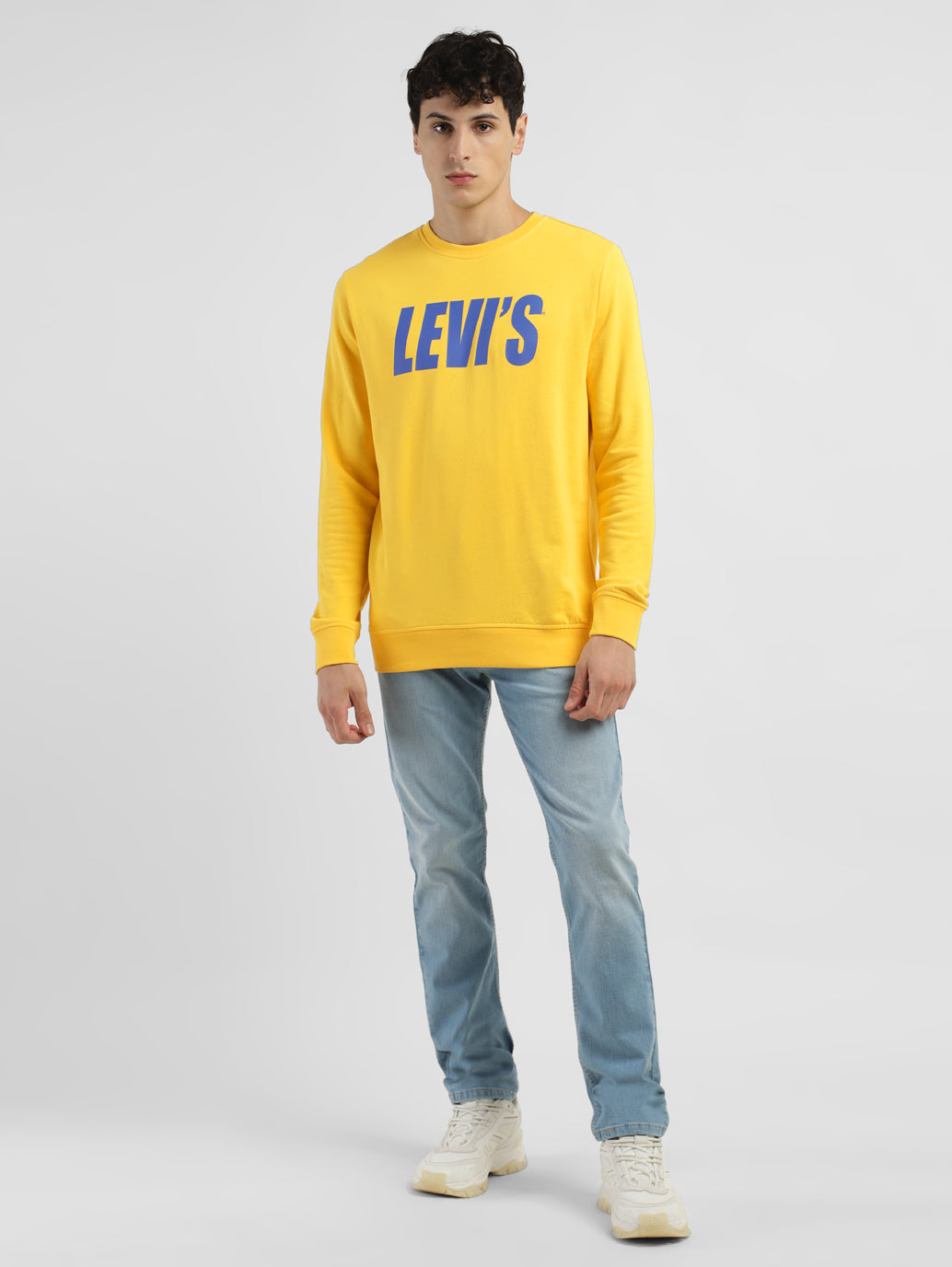 Men's Brand Logo Crew Neck Sweatshirt