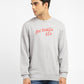 Men's Graphic Print White Crew Neck Sweatshirt