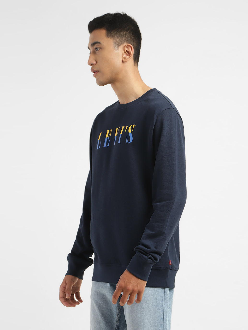 Men's Brand Logo Crew Neck Sweatshirt