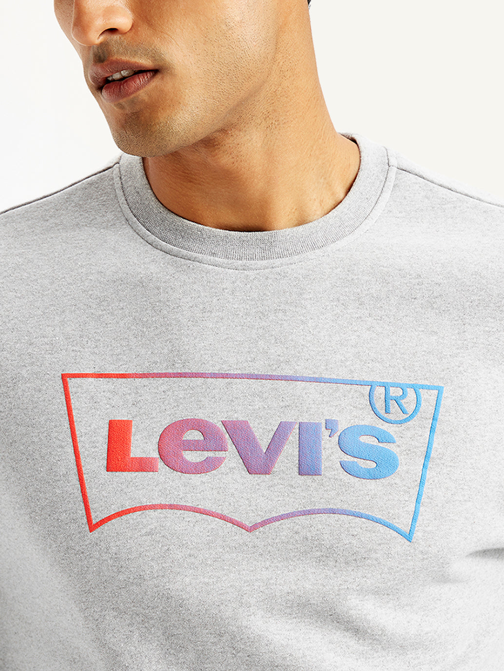 Levi's grey sweatshirt mens best sale