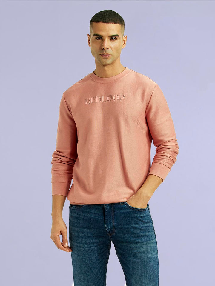 Men's Redloop Knitted Crew Neck Sweatshirt