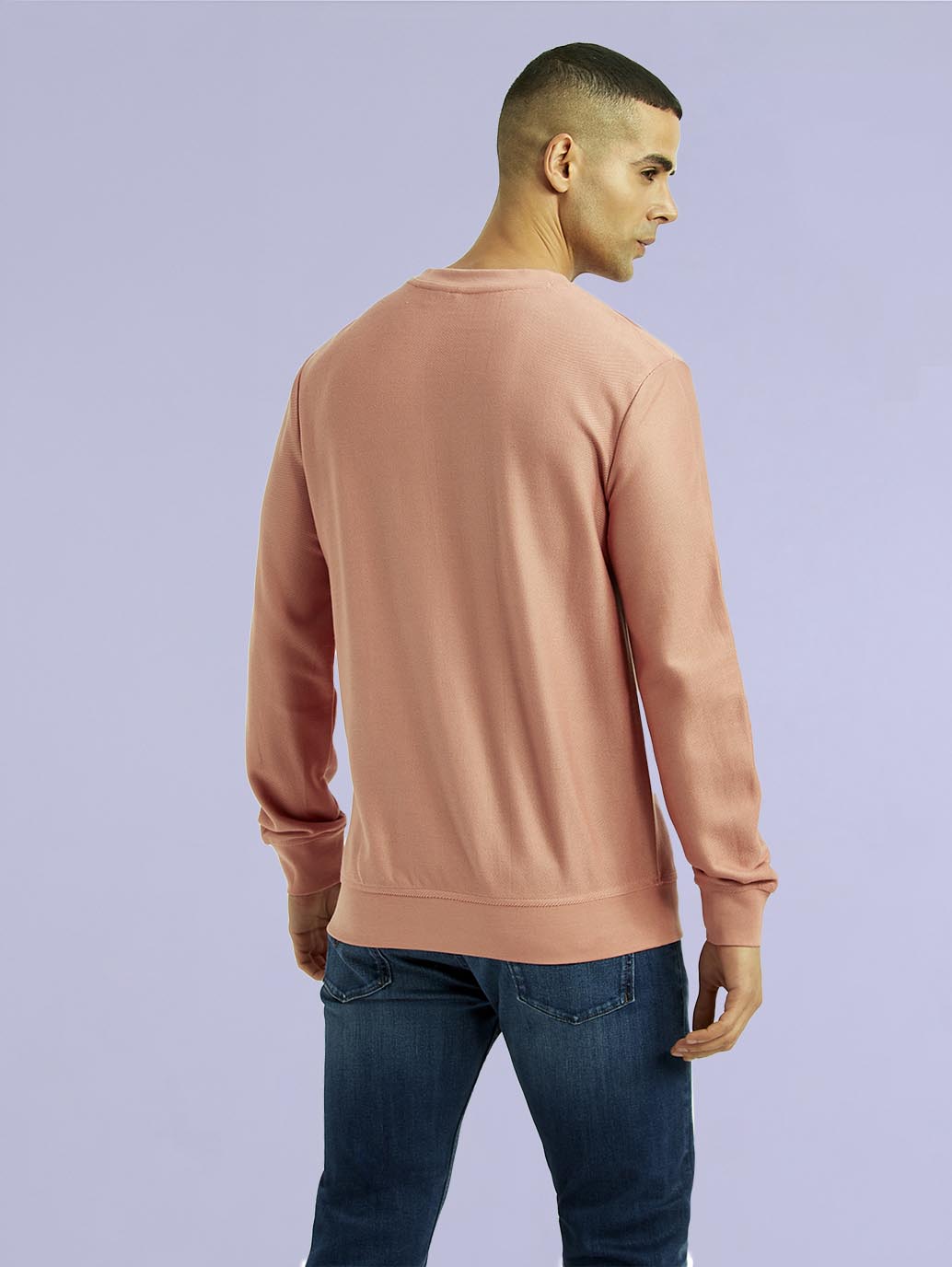 Men's Redloop Knitted Crew Neck Sweatshirt - 98f9b610-bb72-426b-9429-212df7cf06bc View