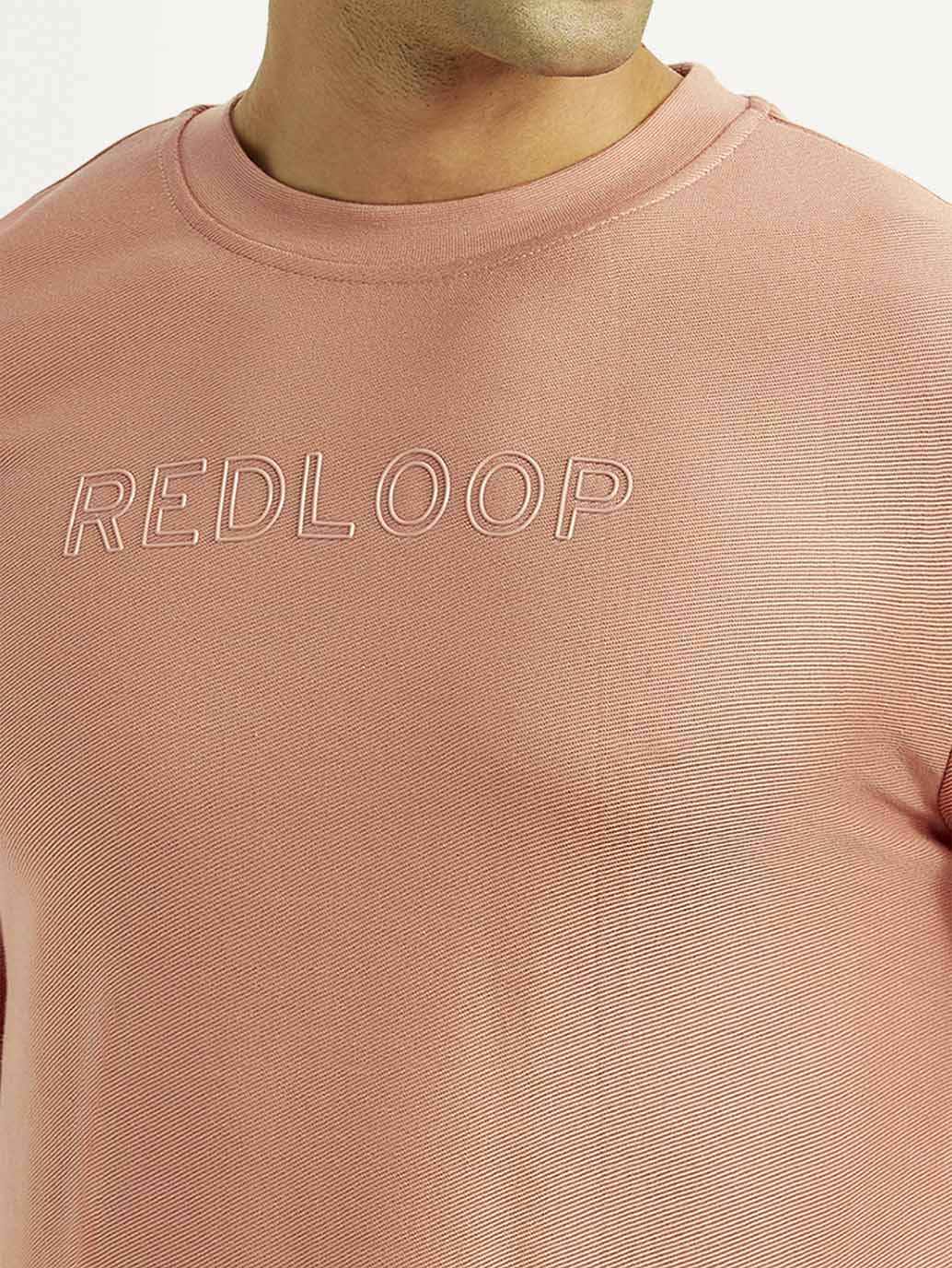 Men's Redloop Knitted Crew Neck Sweatshirt - Detail View