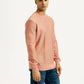 Men's Redloop Knitted Crew Neck Sweatshirt - Side View