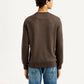 Men's Brand Logo Crew Neck Sweatshirt - Back View