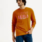 Men's Printed Round Neck Sweatshirt - Styleshot View