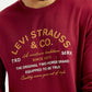 Men's Printed Round Neck Sweatshirt - Detail View