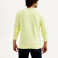 Men's Printed Round Neck Sweatshirt - Back View