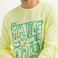 Men's Printed Round Neck Sweatshirt - Detail View