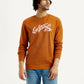 Men's Printed Round Neck Sweatshirt - Front View