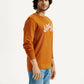Men's Printed Round Neck Sweatshirt - Side View