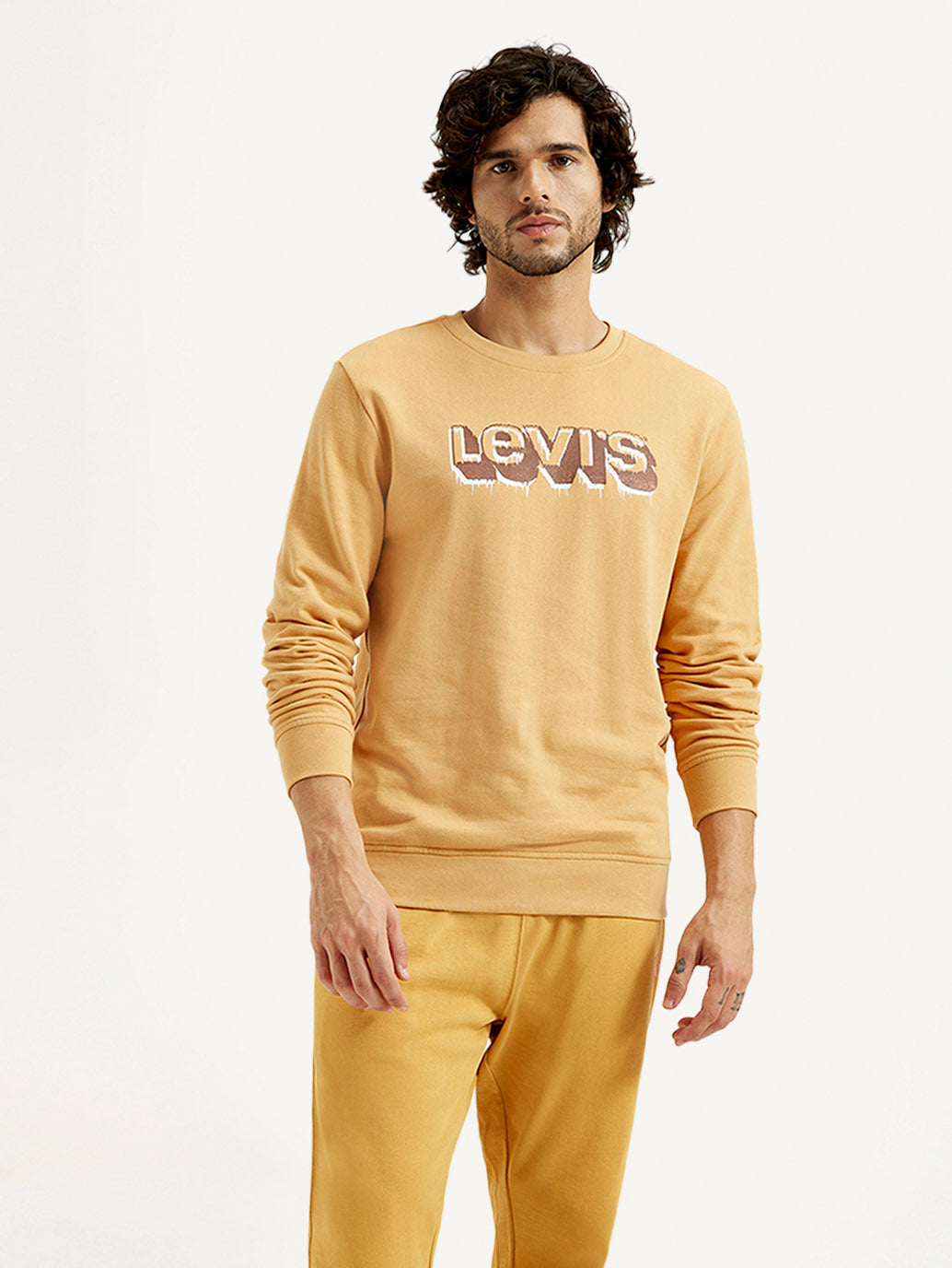 Men's Printed Round Neck Sweatshirt