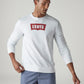 Men's Logo Printed Slim Fit Sweatshirt - Front View