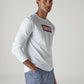 Men's Logo Printed Slim Fit Sweatshirt - Side View