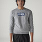 Men's Logo Printed Slim Fit Sweatshirt - Front View