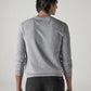 Men's Logo Printed Slim Fit Sweatshirt - Back View