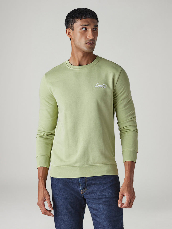 Men's Solid Slim Fit Sweatshirt