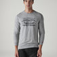 Men's Graphic Print Slim Fit Sweatshirt - Front View