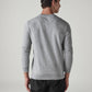 Men's Graphic Print Slim Fit Sweatshirt - Back View