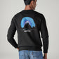 Men's Graphic Print Slim Fit Sweatshirt - Back View
