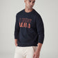 Men's Logo Printed Slim Fit Sweatshirt - Styleshot View
