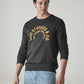 Men's Typography Printed Loose Fit Sweatshirt - Side View