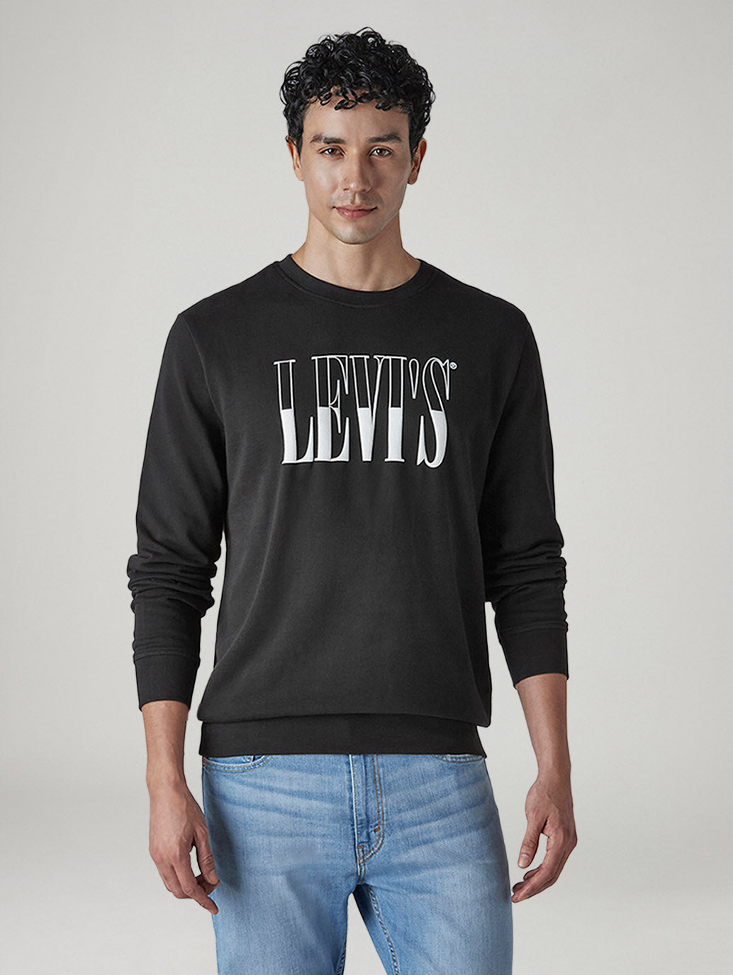 Men's Logo Printed Slim Fit Sweatshirt - 20 View