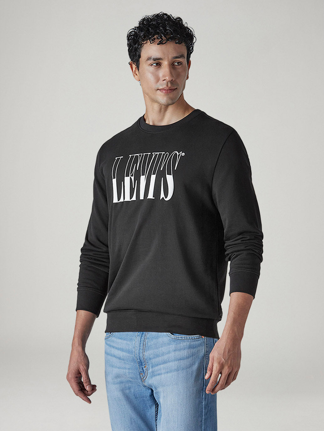 Men's Logo Printed Slim Fit Sweatshirt - 20 View