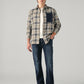 Men's Plaid Relaxed Fit Utility Shirt - 5c97f158-c4aa-4cab-b007-52e1e16a81c8 View