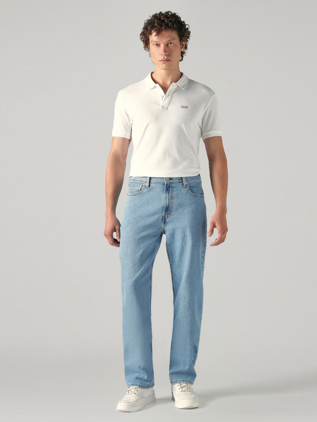 Men's 568 Mid Rise Loose Fit Cotton Blend Stretch Jeans - 86de67a0-24b3-42d4-bae4-871ad0f42c93 View
