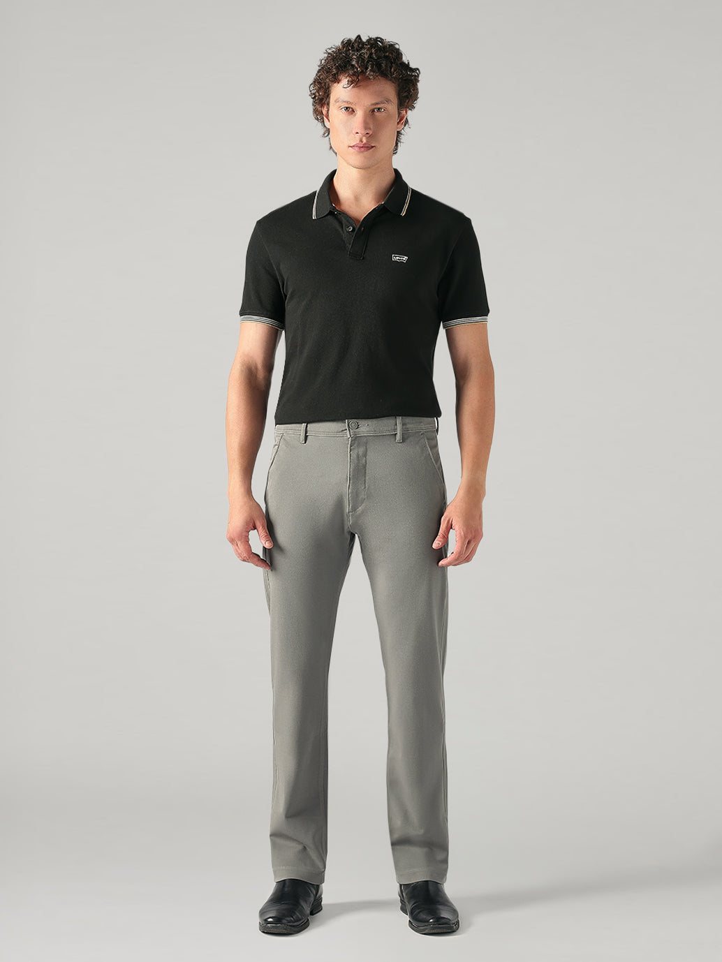 Men's 511 Grey Slim Fit Mid Rise Chinos - bad19568-e851-4882-860e-cfe95cb90725 View