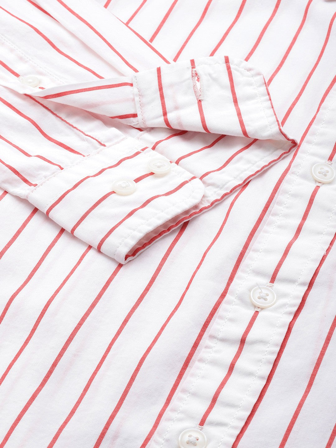 Men's Striped Slim Fit Shirt - 5eece14a-dcf1-44b6-9778-ebfc51f4eecd1724663541882-Mens-Checkered-Slim-Fit-Shirt-4361724663541389-3 View