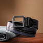 Men's Black Solid Belt - 6427327b-7842-4cd5-a5bb-b5a05defc1281744198819356-Levis-Men-Leather-Belt-7991744198819091-1 View