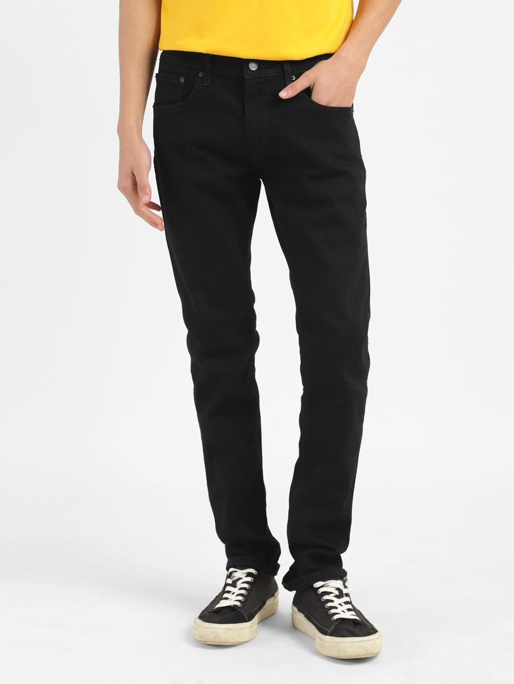 Men's 65504 Black Skinny Fit Jeans