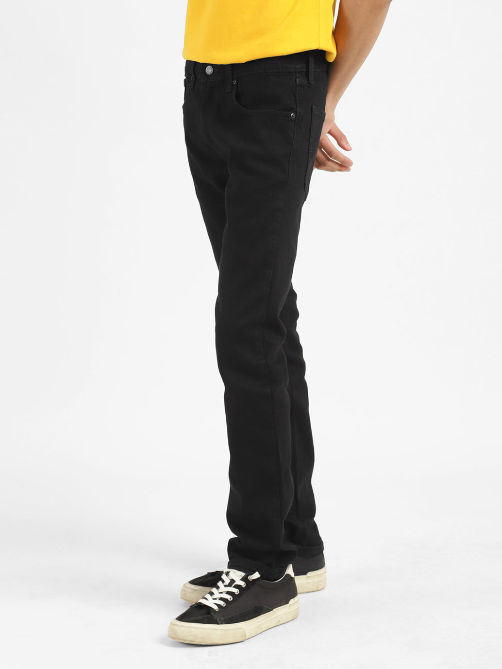 Men's 65504 Black Skinny Fit Jeans