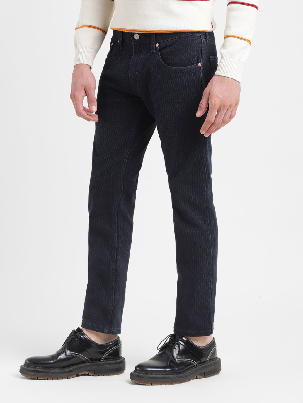 Men's 65504 Indigo Skinny Fit Mid Rise Jeans