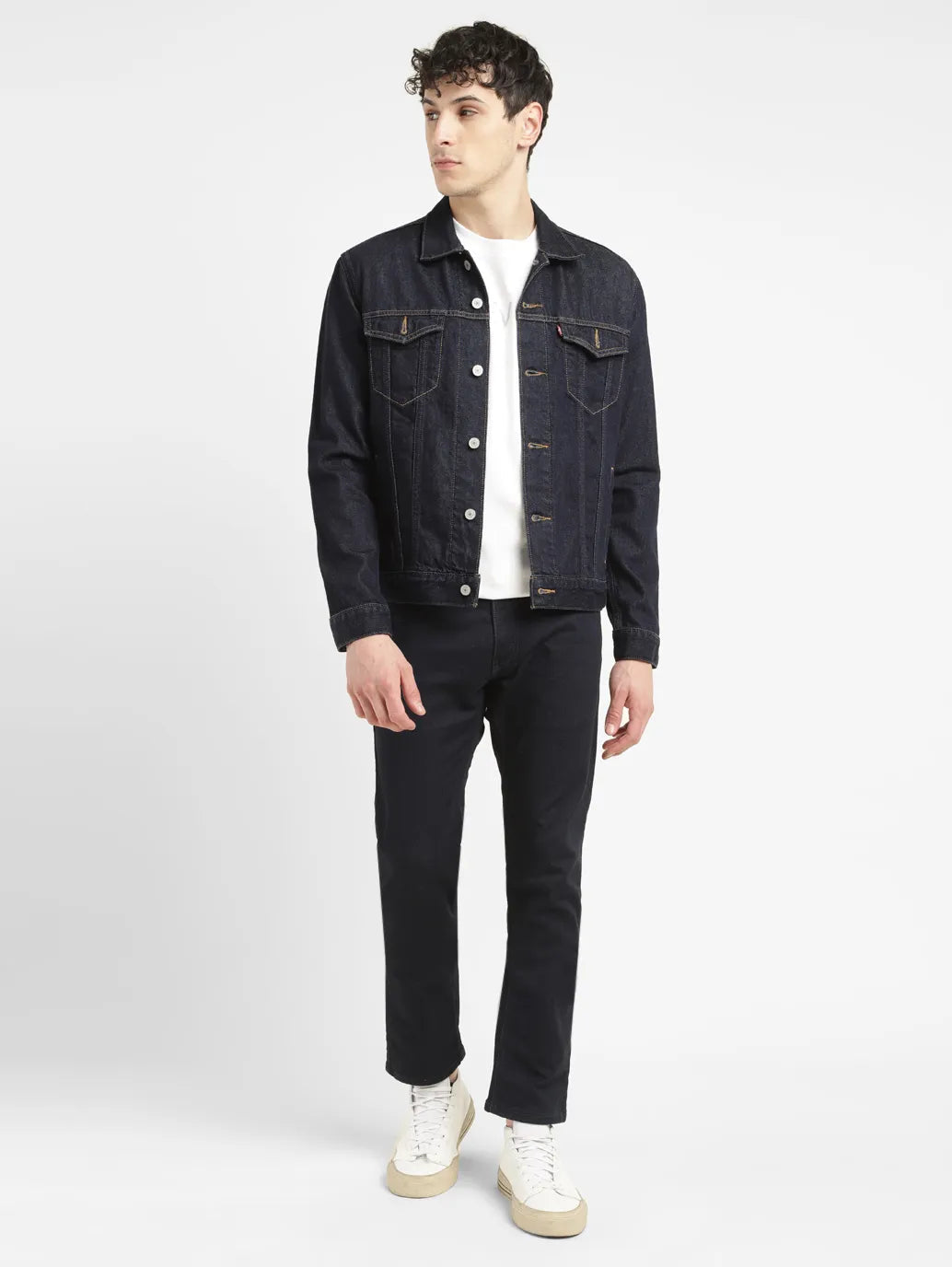 Men's 65504 Blue Skinny Fit Mid Rise Jeans