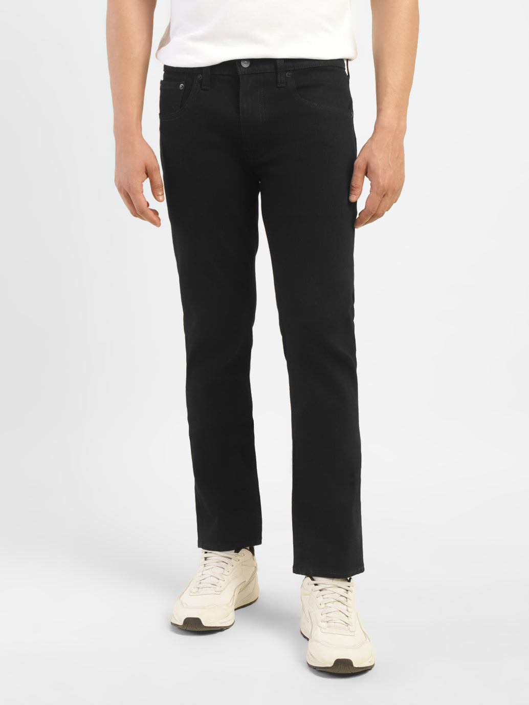 Men's 65504 Black Skinny Fit Jeans