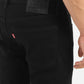 Men's 65504 Black Skinny Fit Jeans