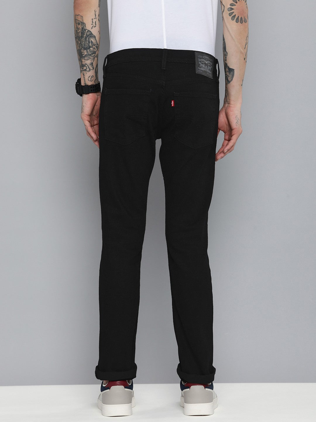 Men's 65504 Black Skinny Fit Jeans