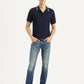 Men's 65504 Blue Skinny Fit Mid Rise Jeans - Styleshot View