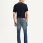 Men's 65504 Blue Skinny Fit Mid Rise Jeans - Back View