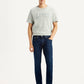 Men's 65504 Dark Blue Skinny Fit Mid Rise Jeans - Front View