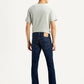Men's 65504 Dark Blue Skinny Fit Mid Rise Jeans - Back View