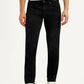 Men's 65504 Black Skinny Fit Mid Rise Jeans - Front View